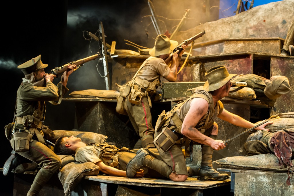 Once on Chanuk Bair by Maurice Shadbolt, directed Ian Mune, co-director Cameron Rhodes , Auckland Theatre Company; photographed by Michael Smith